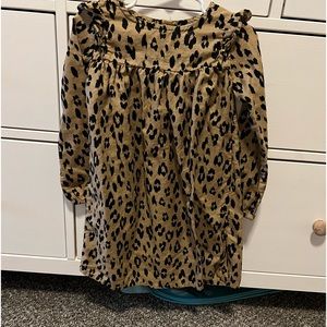 Carters 4T cheetah dress NWOT